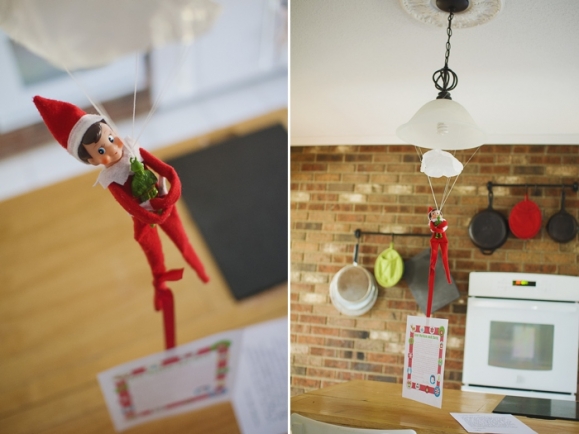 Elf on the Shelf parachute