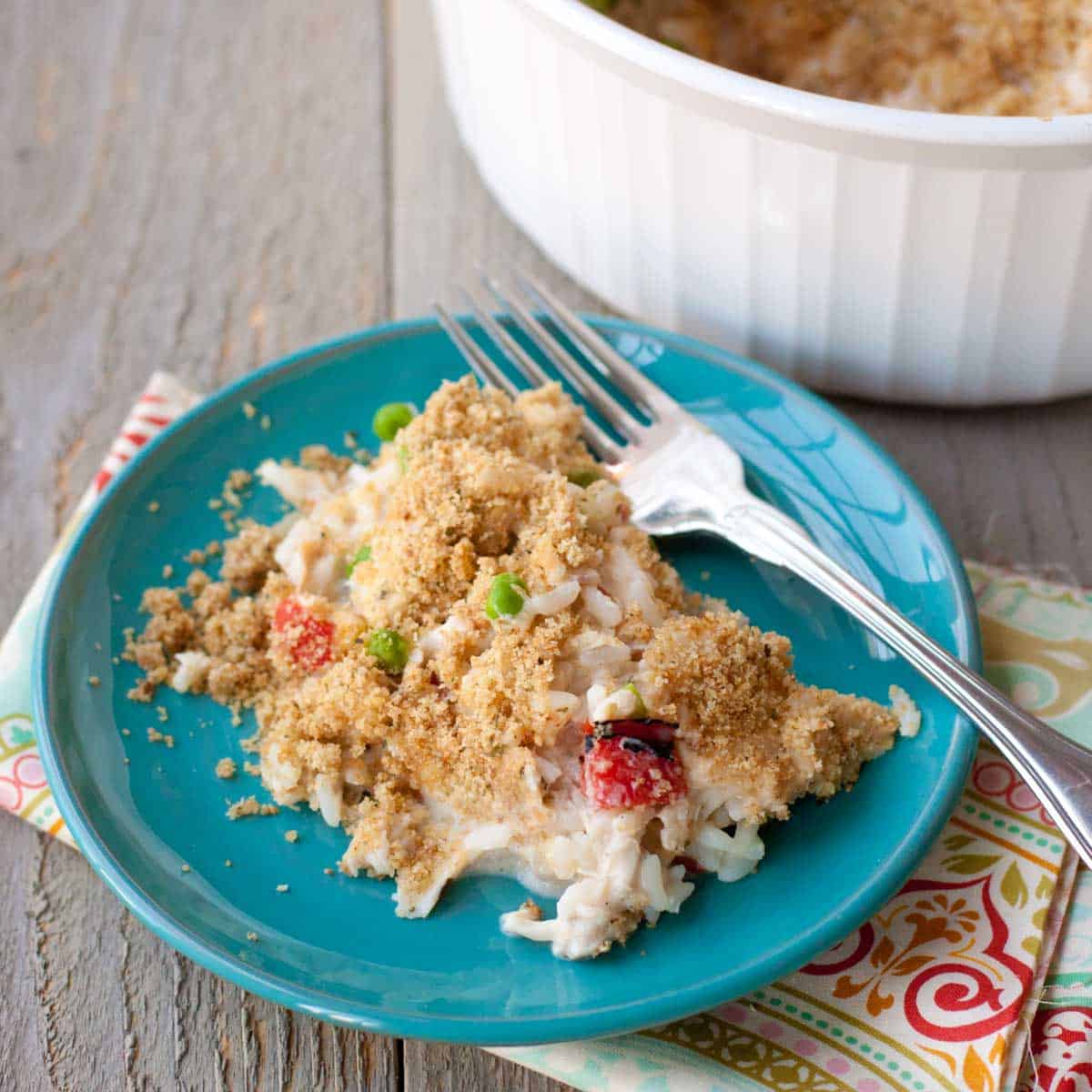 FreezerFriendly Chicken Alfredo Rice Casserole Peanut Blossom
