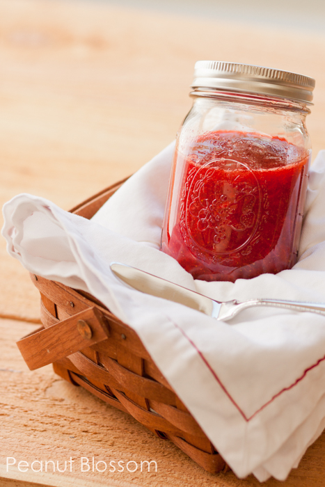 Easy homemade strawberry freezer jam: a simple no-cook recipe to use fresh berries.