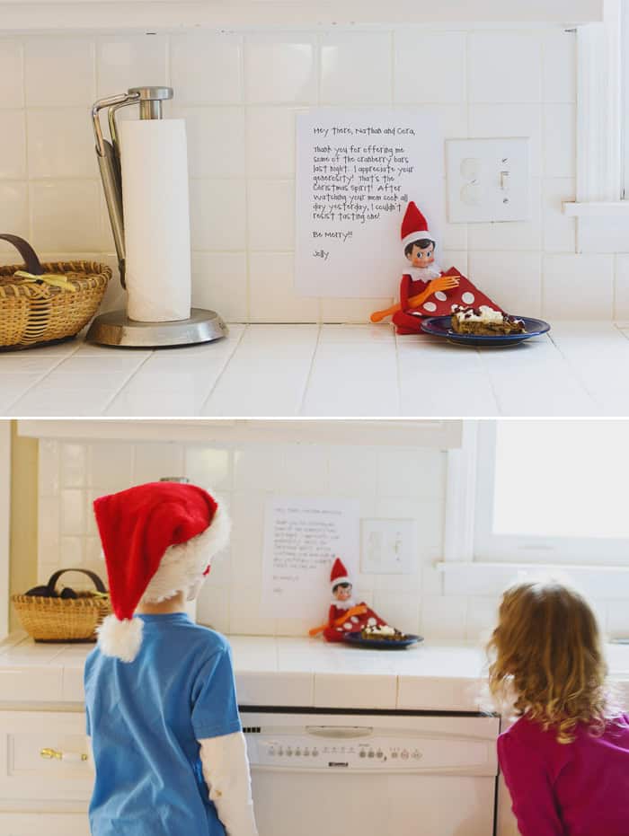 elf on the shelf eats starbucks cranberry