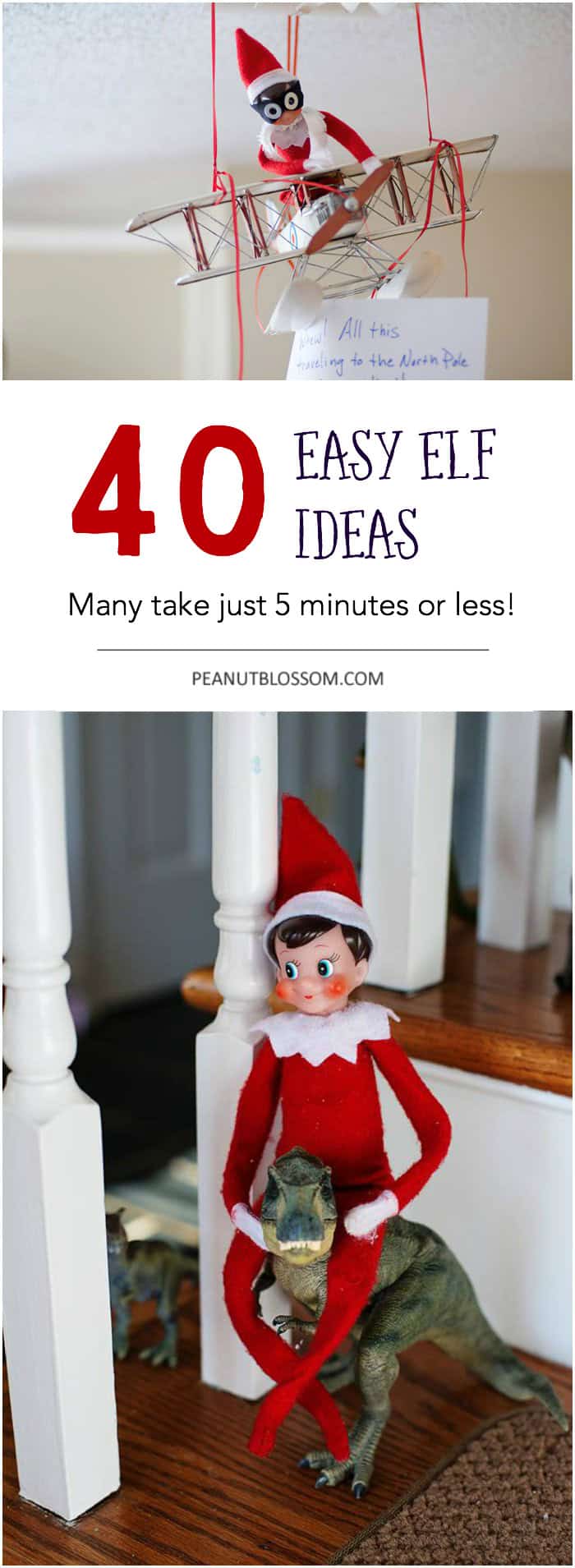 40 easy elf on the shelf ideas