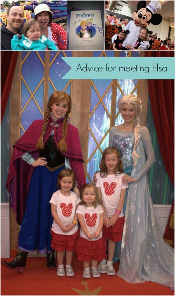 Real moms of Disney: Advice from those in the trenches of planning! Love these great suggestions for the character greeting with the "Frozen" princesses!!