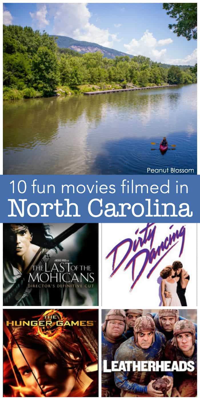 10 fun movies filmed in North Carolina, perfect for anyone who just moved to Charlotte to watch for a date night in.