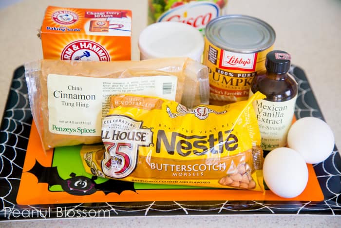 Insanely easy pumpkin butterscotch cookies