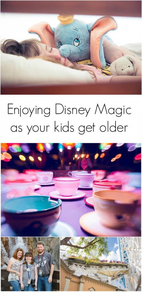 Enjoying the Disney Magic as your kids get older