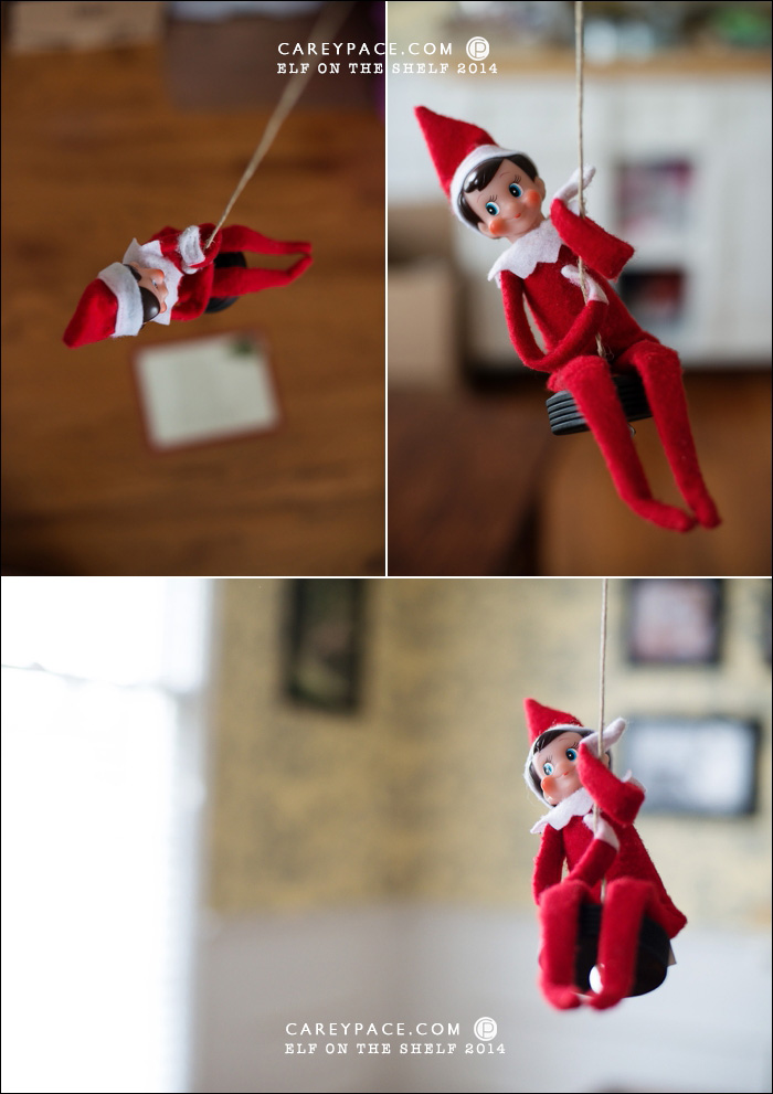 Elf on the Shelf Disc Swing