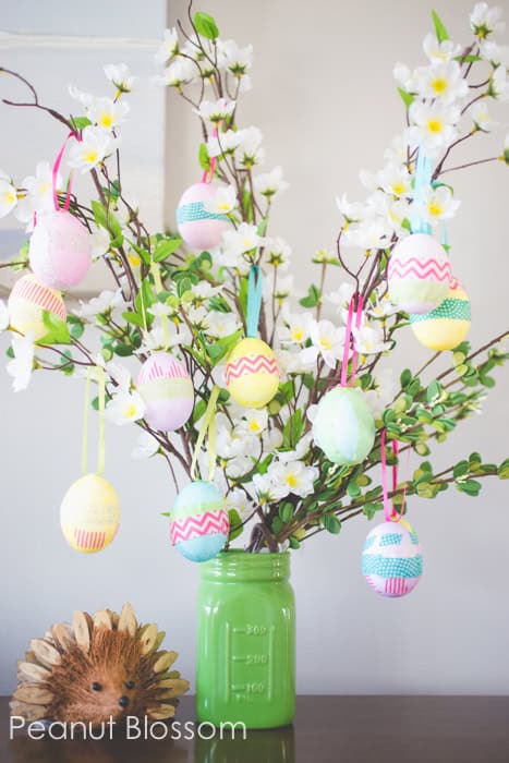 How to make an Easter egg tree