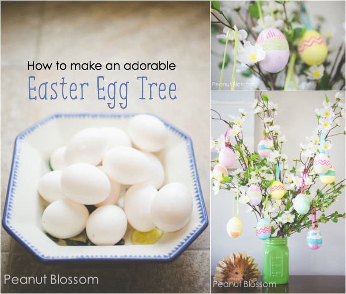 How to make an Easter egg tree: So easy the kids can help!