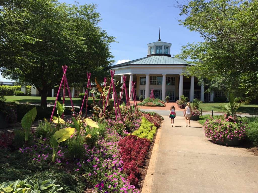 Daniel Stowe Botanical Garden entrance