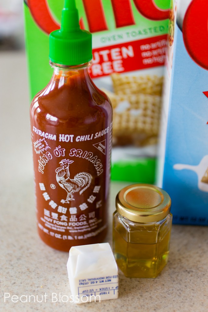 Honey Sriracha Chex mix