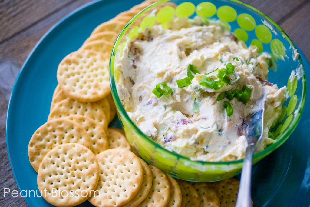 Tropical cheese and bacon dip