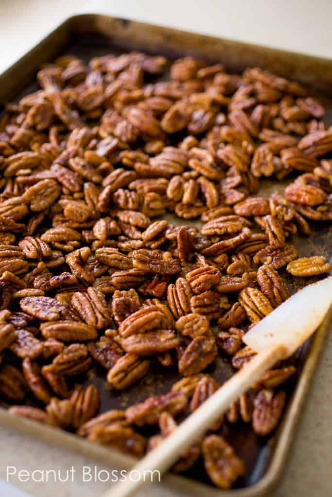 Spiced pecans for the holidays