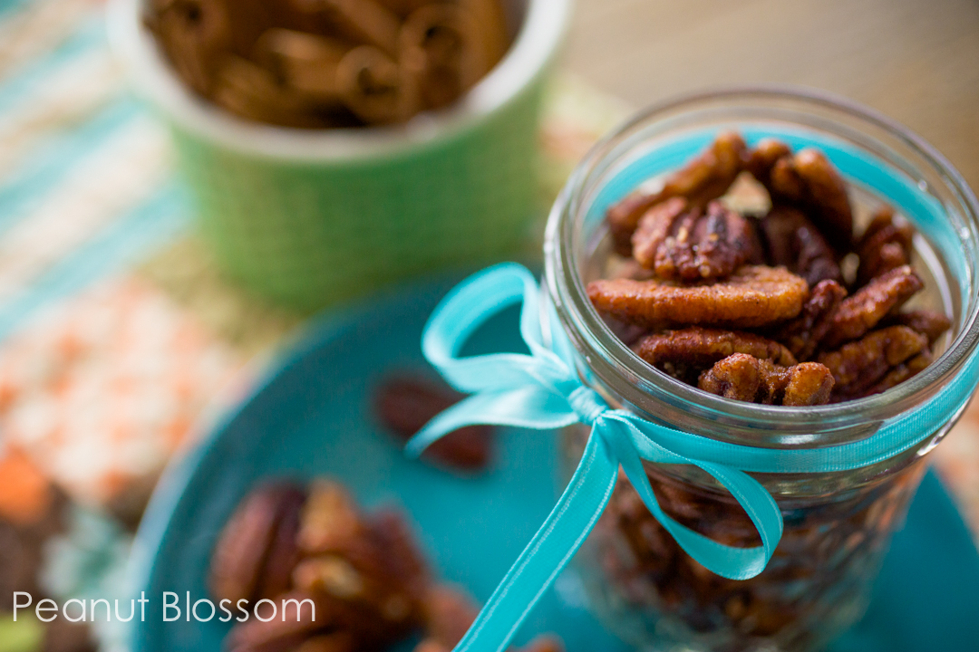 Perfect for fall: pumpkin pie spiced pecans