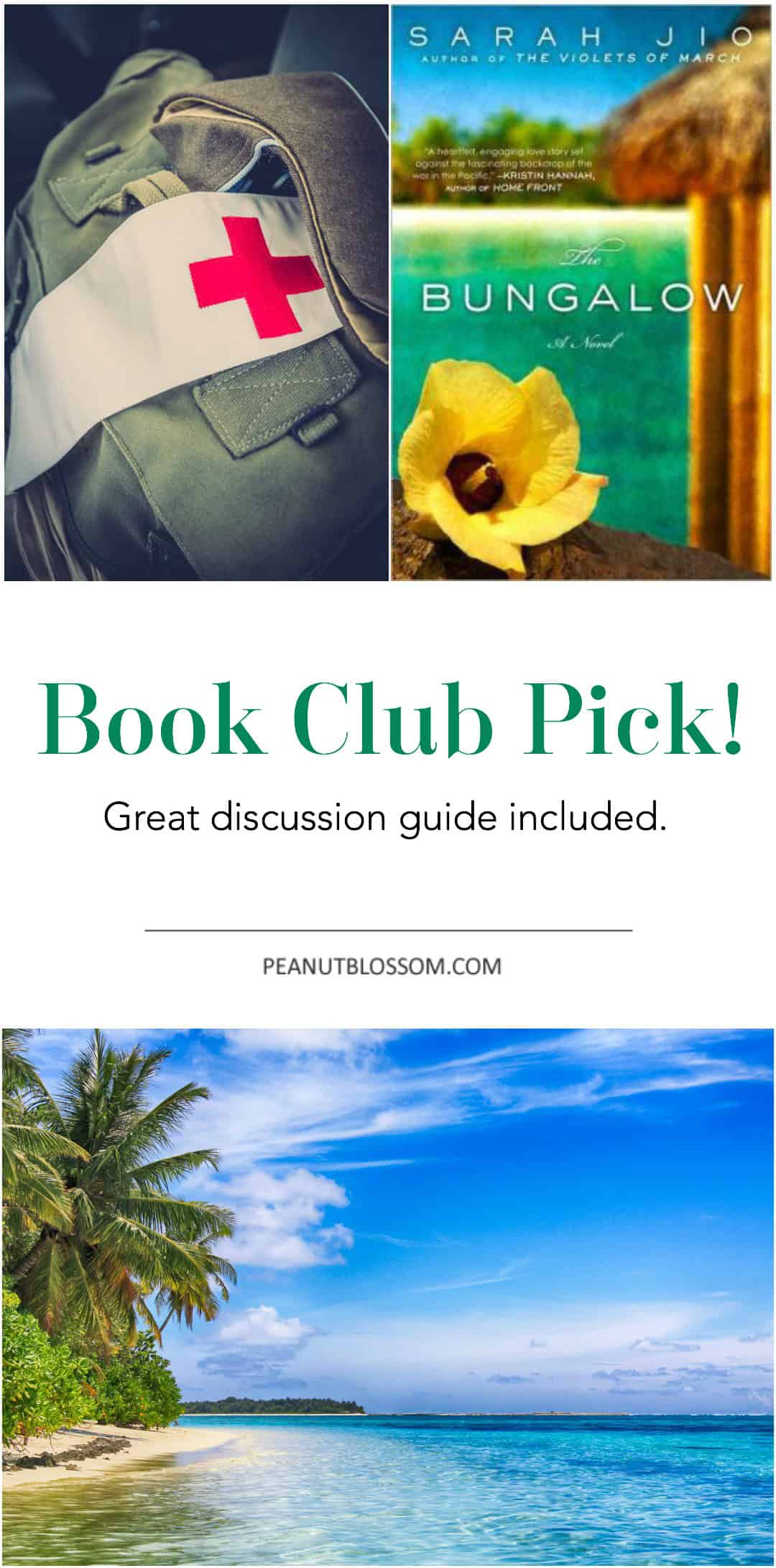 The Bungalow by Sarah Jio: The perfect pick for your next book club meeting. Check out the great discussion questions included.