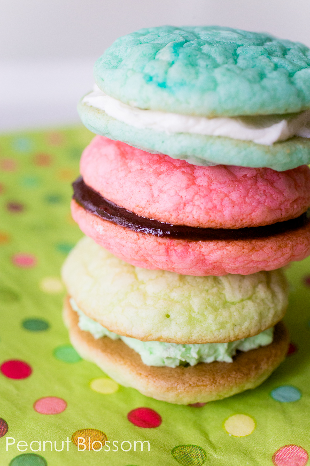 Host an American Girl Grace movie party and serve homemade kid-friendly macarons in three flavors