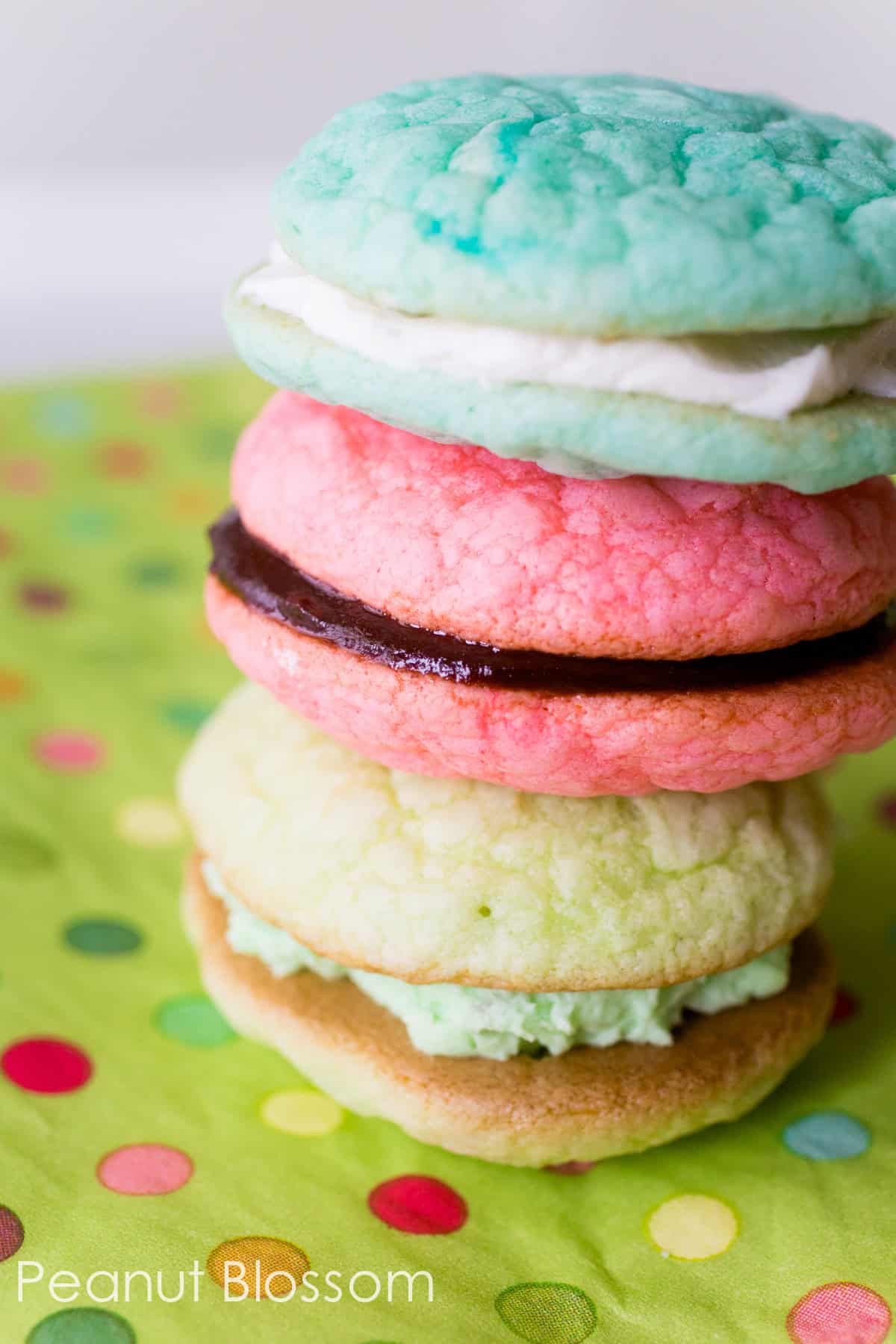 Host an American Girl Grace movie party and serve homemade kid-friendly macarons in three flavors