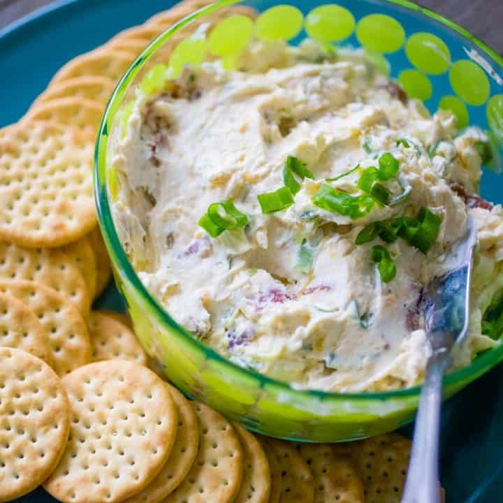 Tropical Cheese and Bacon Dip - Peanut Blossom