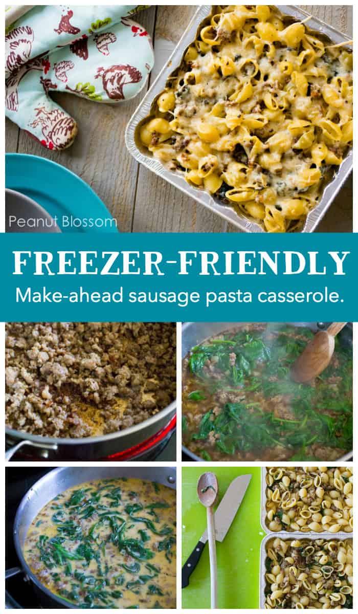 This is one of the easiest Jimmy Dean sausage recipes ever! It's a perfect make-ahead meal. The Italian sausage and spinach casserole is a great freezer dinner.