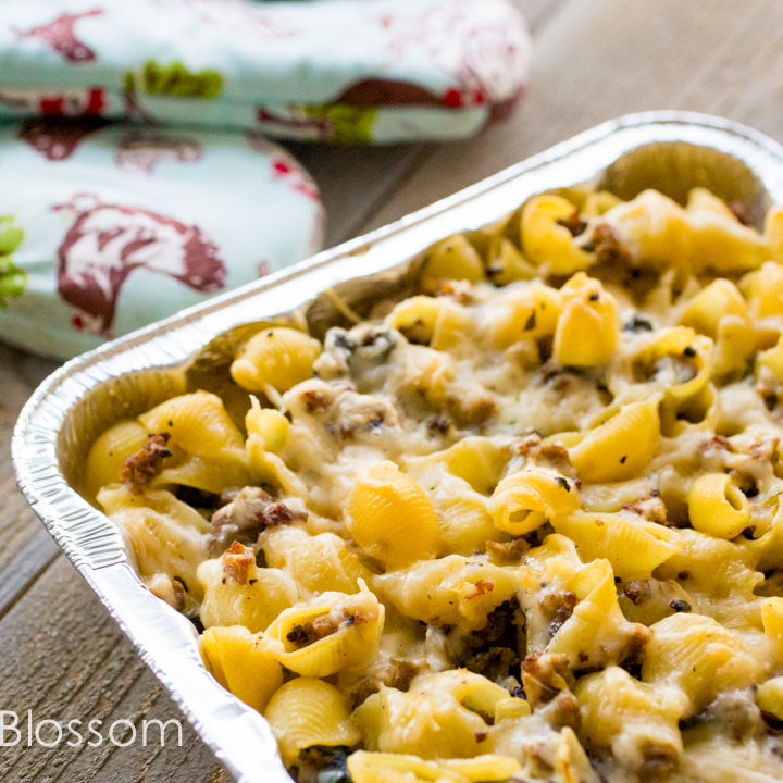 Makeahead Italian Sausage Pasta Casserole Peanut Blossom