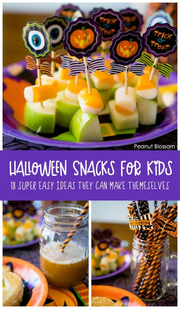 18 Easy Halloween Recipes Kids Can Make Peanut Blossom