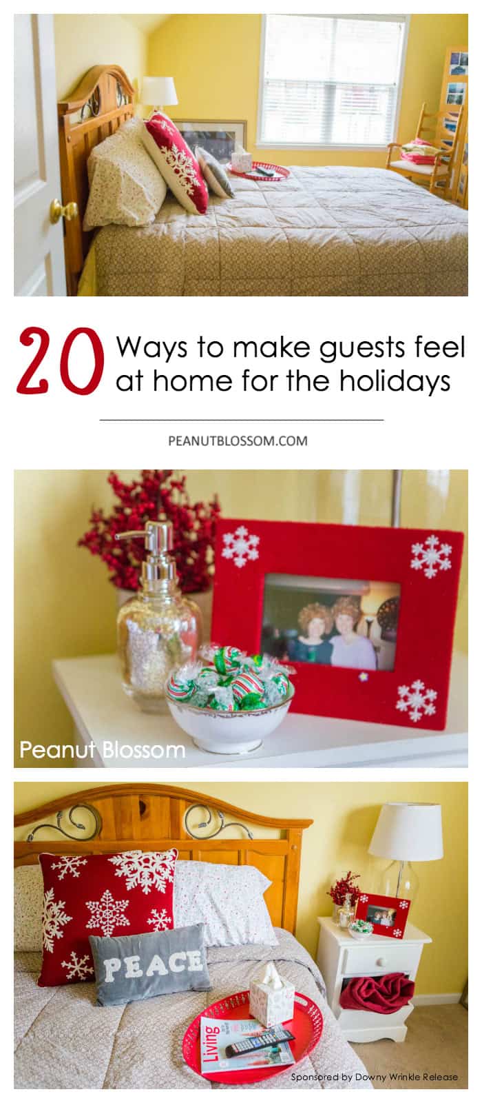 20 personal and festive guest room ideas for the holidays