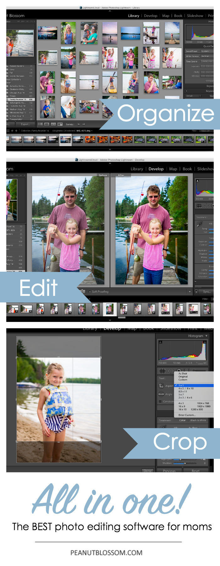 Lightroom: The best photo editing software for moms