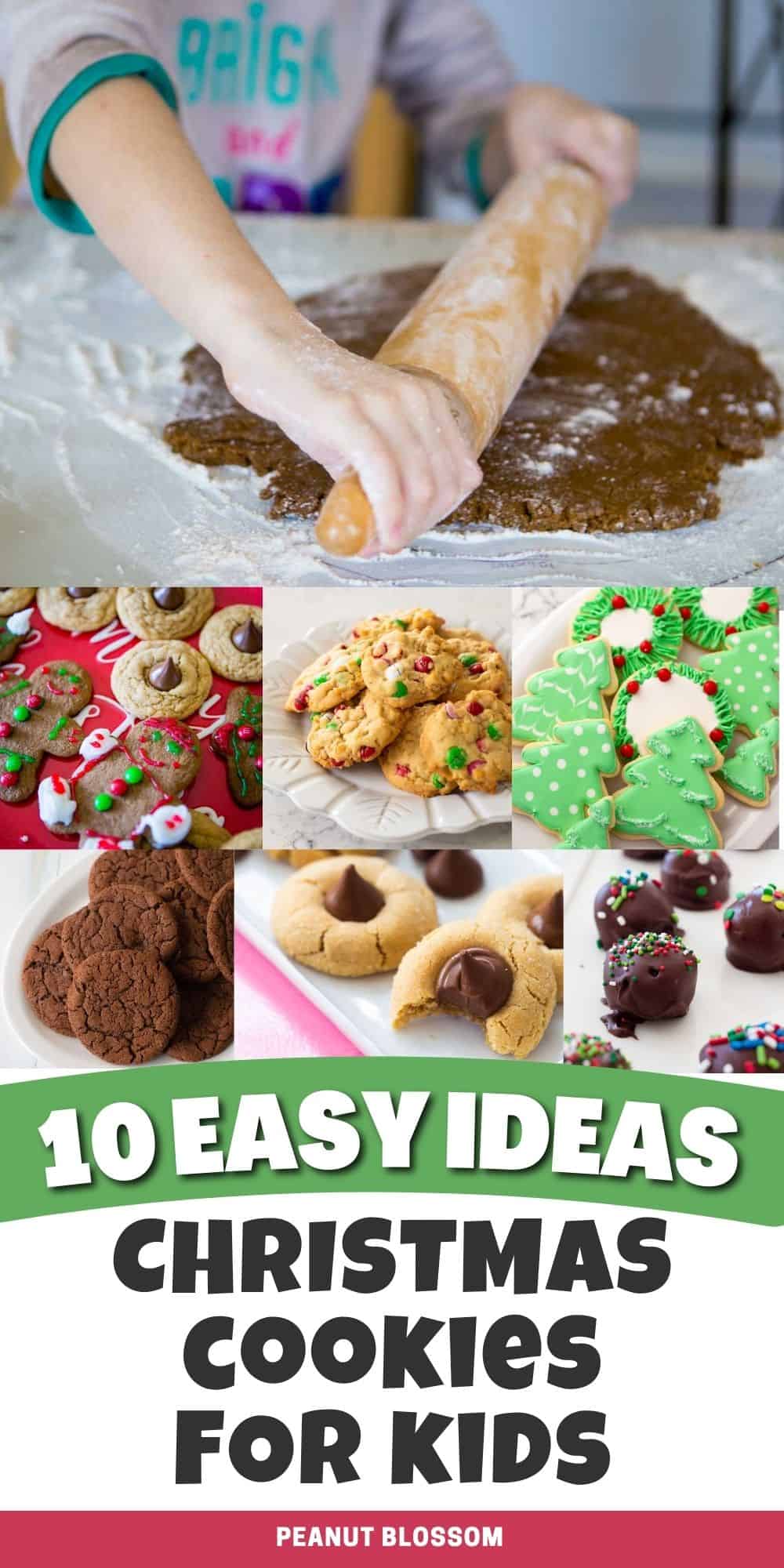 A photo collage shows several of the cookie recipes for kids.