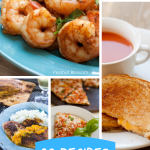 A photo collage shows 5 different meatless recipes for Lent.