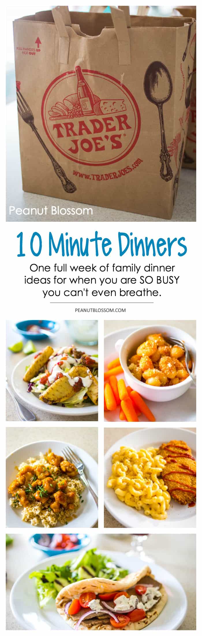 10-minute Trader Joe's Meals - Peanut Blossom