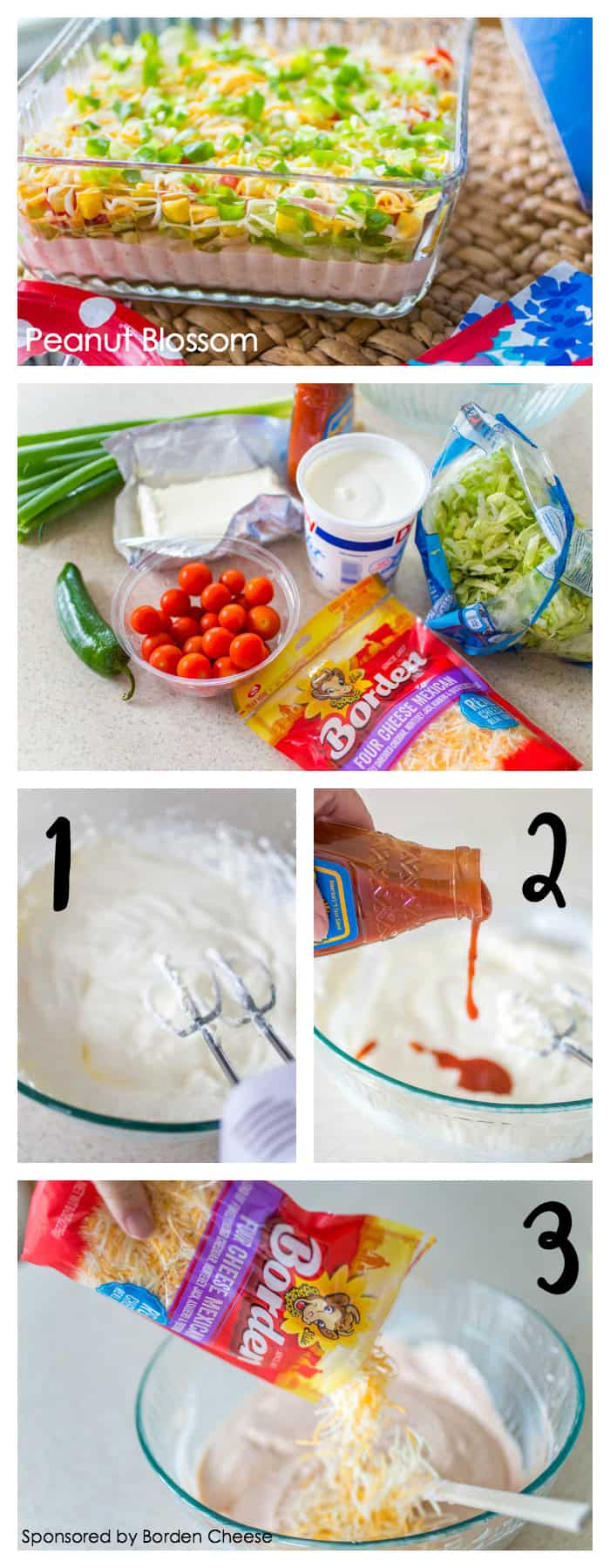 Mom's Kitchen Secrets for making the best ever spicy taco dip with cream cheese