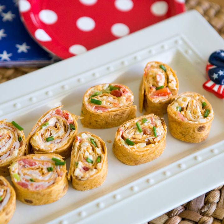 Firecracker Cream Cheese Pinwheel Recipe: a spicy appetizer for a ...