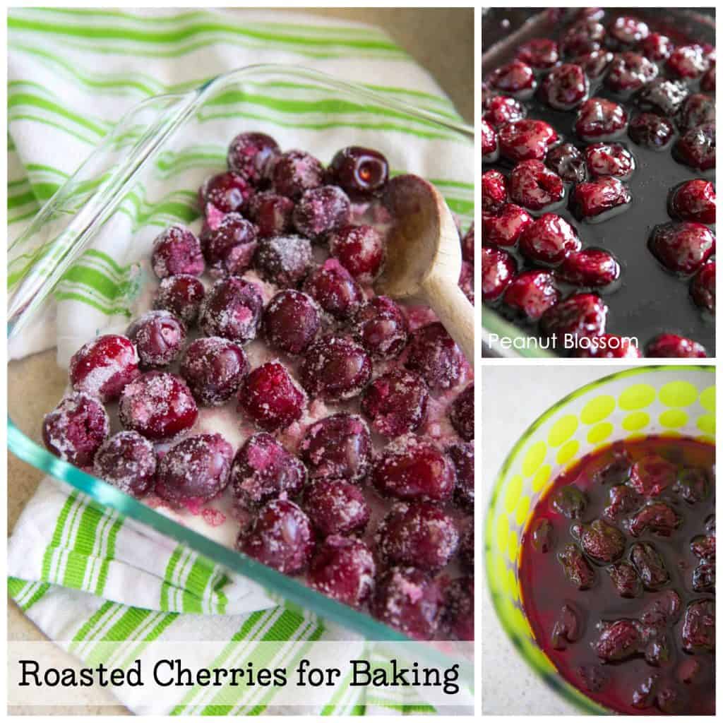 Roasted cherries concentrates their sweetness.