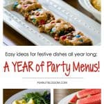 Easy Nora Fleming Party Menus - Peanut Blossom