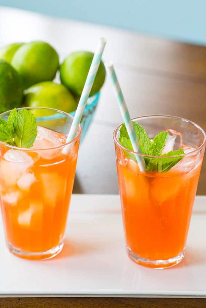 Blood Orange Mojito Mocktails