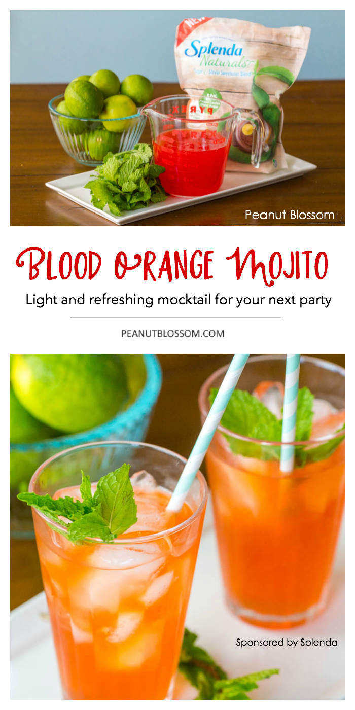 Blood Orange Mojito Mocktails