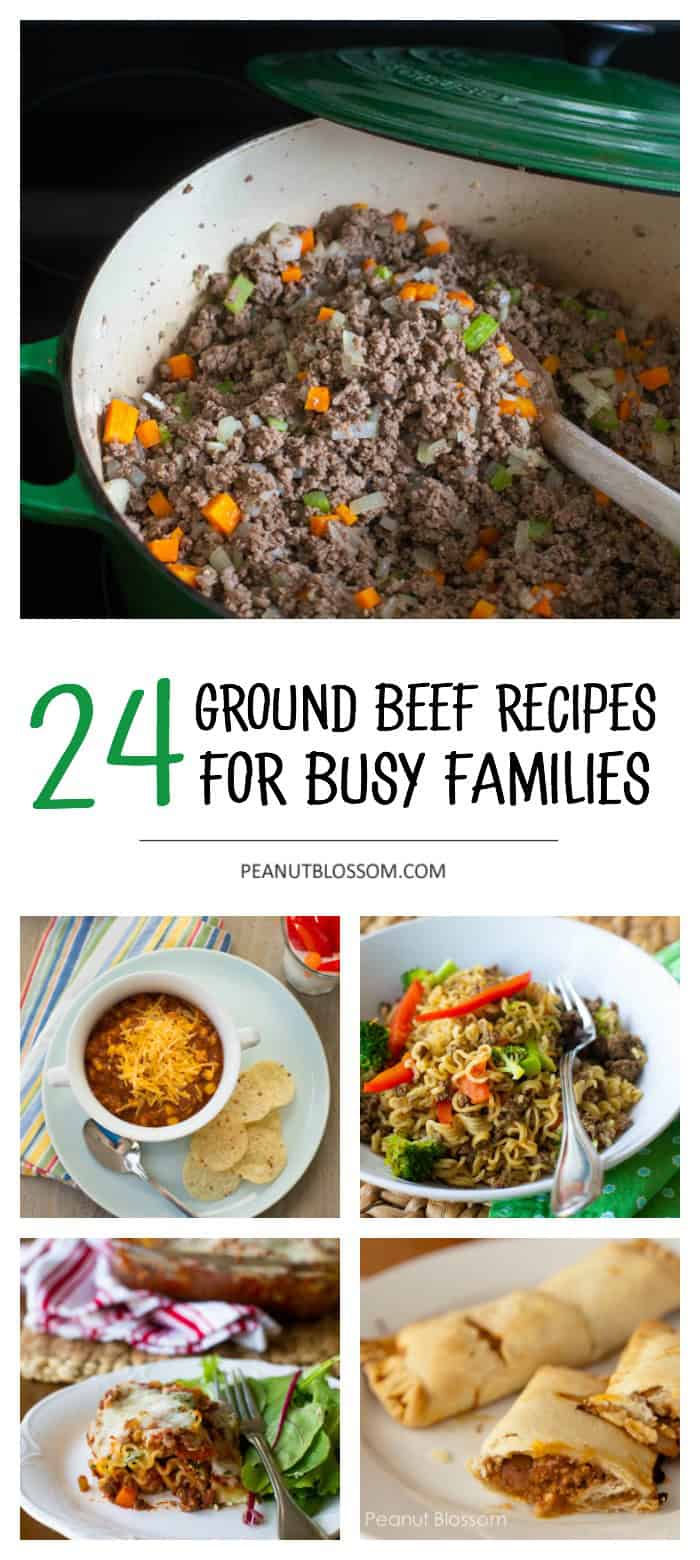 24 ground beef recipes for busy families