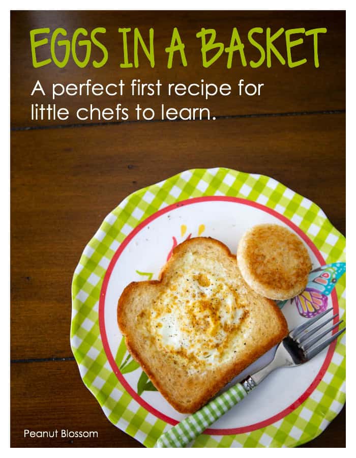 How to make eggs in a basket: Kids in the kitchen