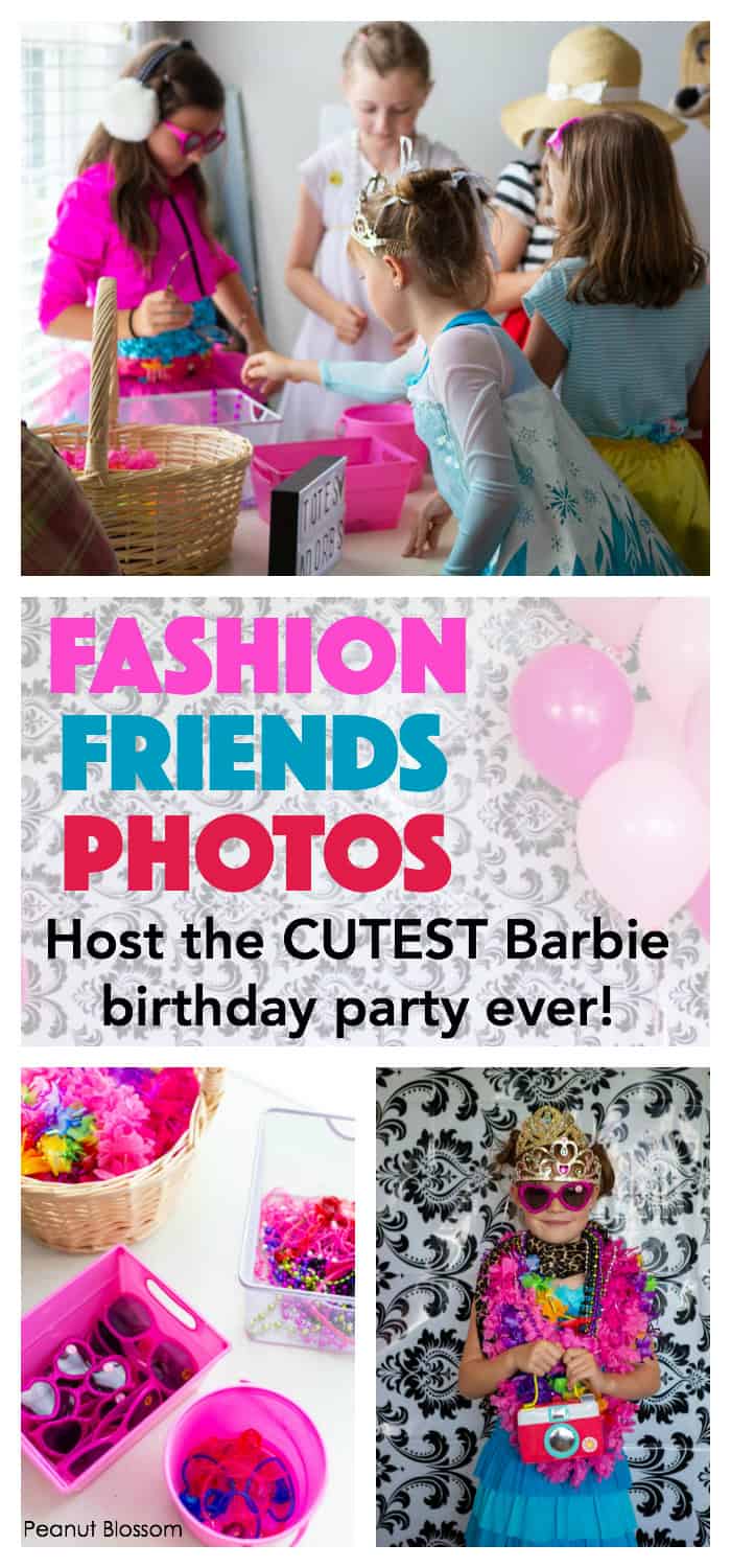 The cutest Barbie party ideas for hosting a fashion show party for girls.