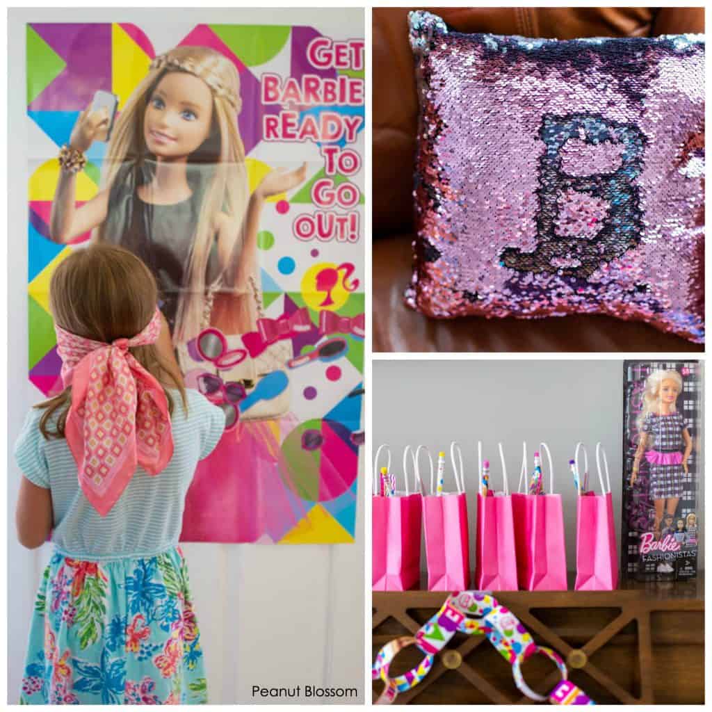 Adorable Barbie party accessories for the cutest birthday party ever.