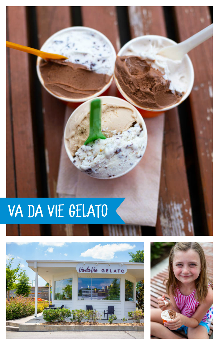 The best ice cream in Charlotte NC: Va da Vie Gelato 