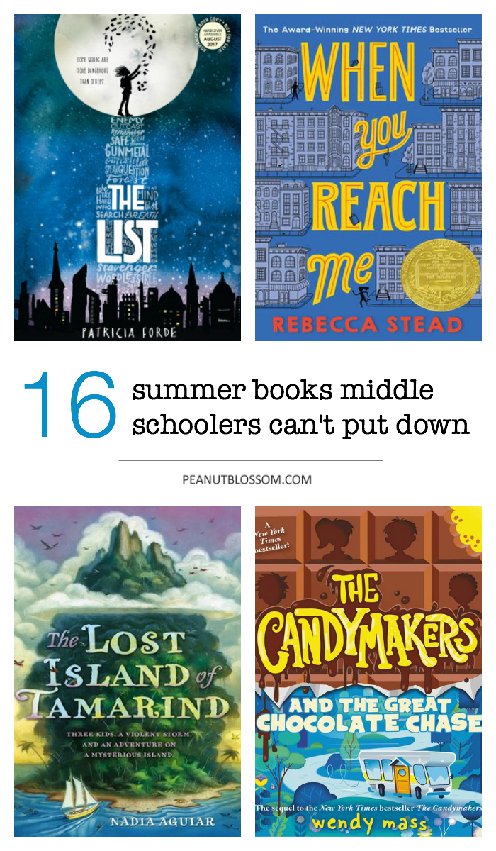 16 summer reading challenge books middle schoolers can't put down