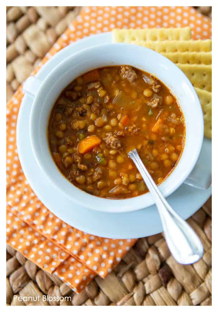 The best spicy sausage and lentil soup recipe for kids