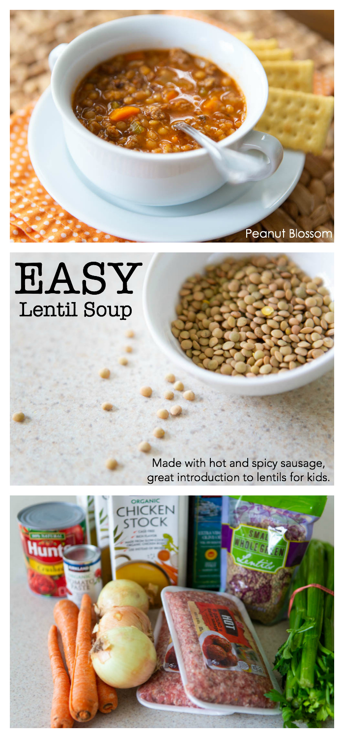 How to make the best spicy sausage and lentil soup recipe for kids