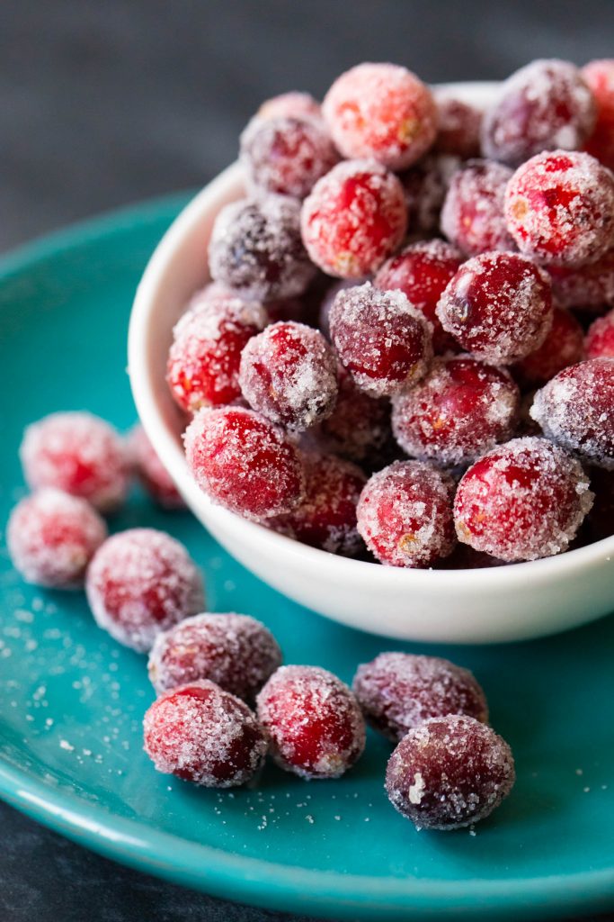 How to make sugared cranberries for garnish