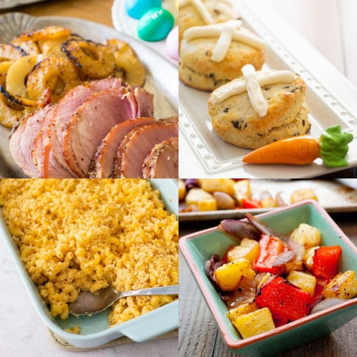 A photo collage shows some of the delicious Easter recipes kids love.