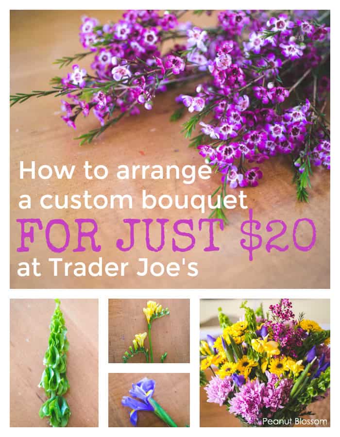 How to arrange Trader Joe's flowers to look like a custom flower boutique arrangement