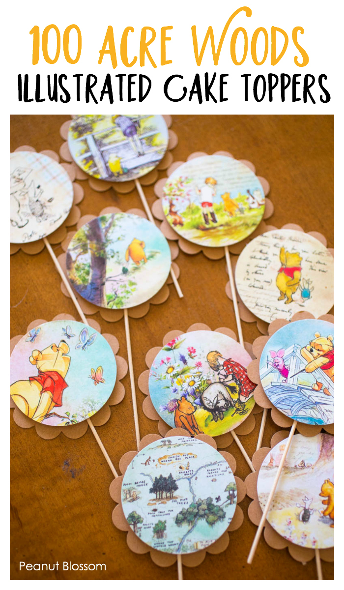 Winnie the Pooh cake toppers