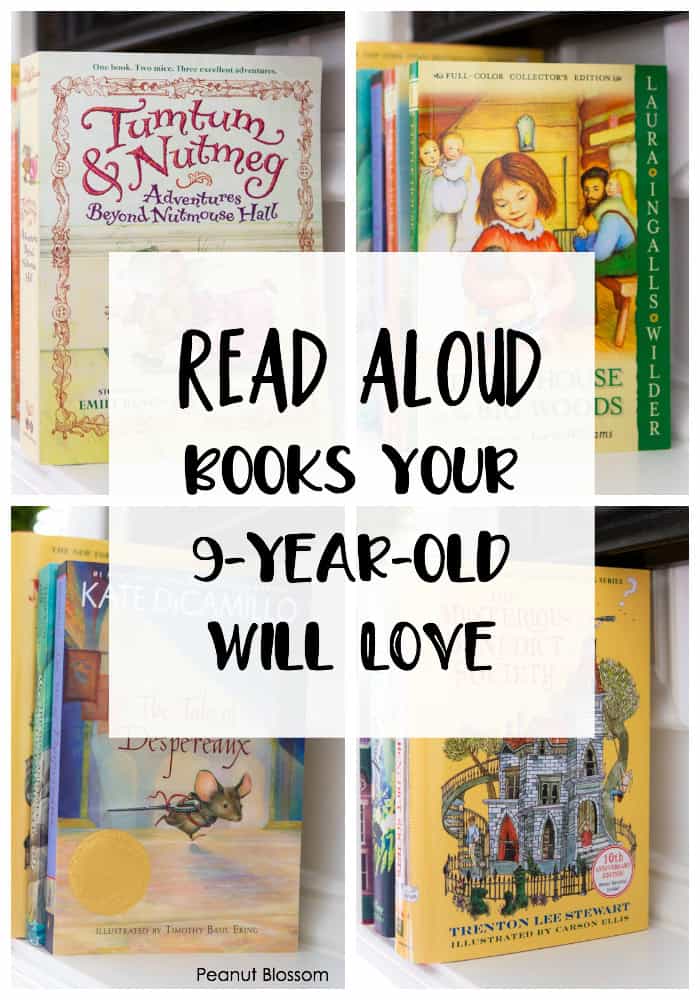 Read Aloud Books your 9-year-old will love (and so will you!) These fun chapter books for families to read together will make wonderful memories for parents and their kids.