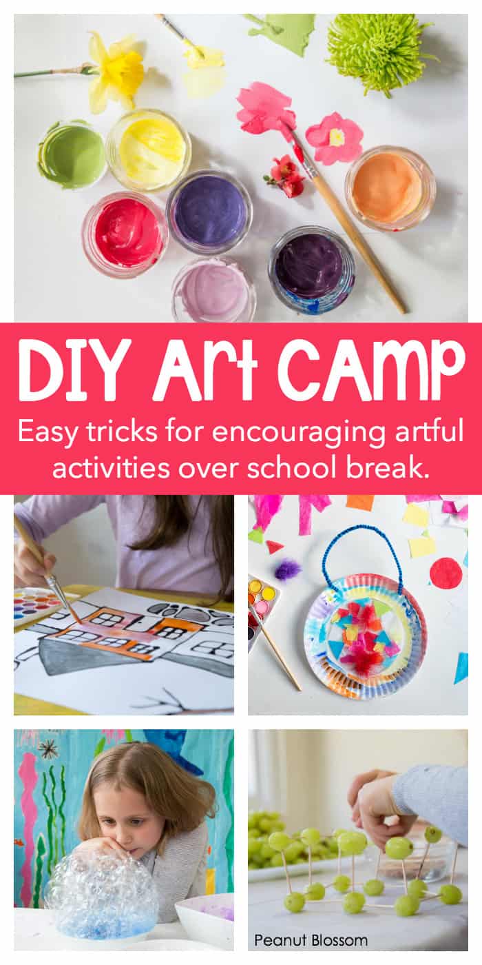 DIY Art Camp: host your very own art classes for kids right at home this summer vacation and watch your children's creativity bloom!