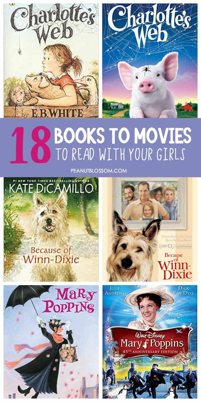 18 books to movies to read with your girls before they turn 18.